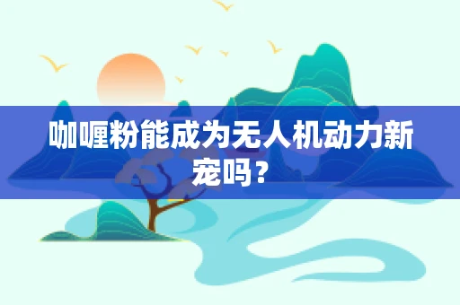 咖喱粉能成为无人机动力新宠吗？