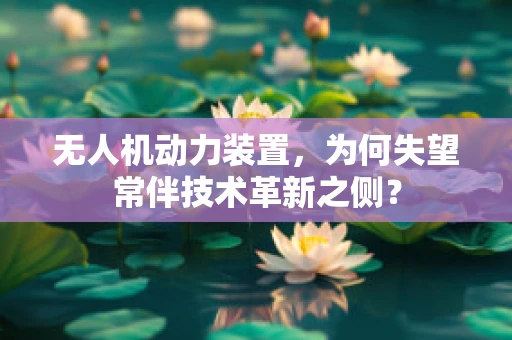 无人机动力装置，为何失望常伴技术革新之侧？