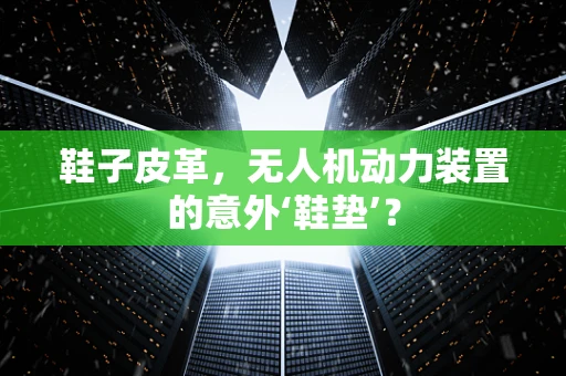 鞋子皮革，无人机动力装置的意外‘鞋垫’？