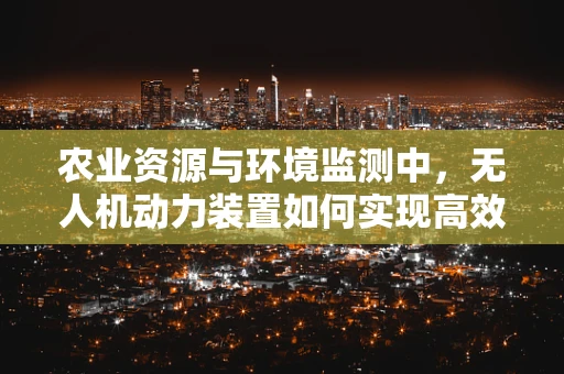 农业资源与环境监测中，无人机动力装置如何实现高效能低耗能？