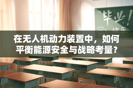 在无人机动力装置中，如何平衡能源安全与战略考量？