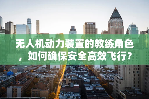 无人机动力装置的教练角色，如何确保安全高效飞行？