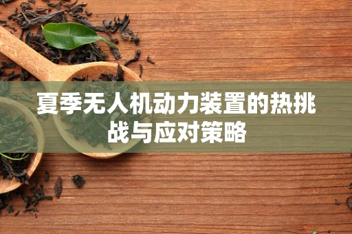 夏季无人机动力装置的热挑战与应对策略