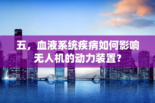 五，血液系统疾病如何影响无人机的动力装置？