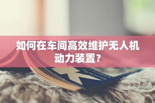 如何在车间高效维护无人机动力装置？