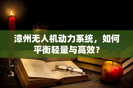 漳州无人机动力系统，如何平衡轻量与高效？