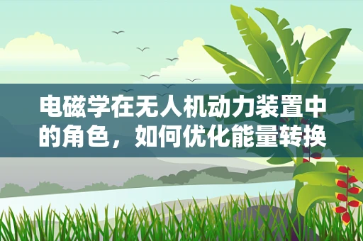 电磁学在无人机动力装置中的角色，如何优化能量转换效率？