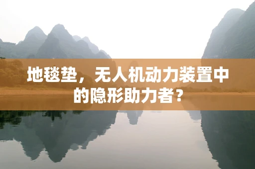地毯垫，无人机动力装置中的隐形助力者？