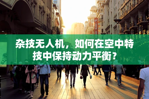 杂技无人机，如何在空中特技中保持动力平衡？