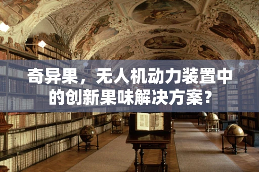 奇异果，无人机动力装置中的创新果味解决方案？
