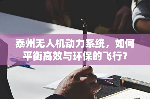 泰州无人机动力系统，如何平衡高效与环保的飞行？
