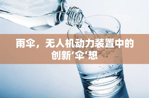 雨伞，无人机动力装置中的创新‘伞’想