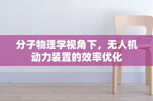 分子物理学视角下，无人机动力装置的效率优化