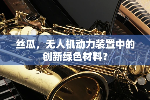 丝瓜，无人机动力装置中的创新绿色材料？