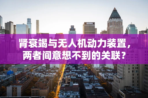 肾衰竭与无人机动力装置，两者间意想不到的关联？