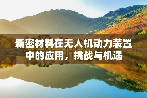 新密材料在无人机动力装置中的应用，挑战与机遇
