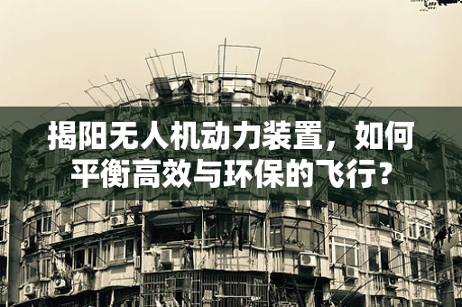 揭阳无人机动力装置，如何平衡高效与环保的飞行？