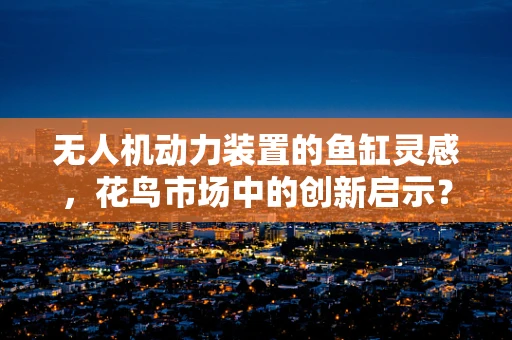 无人机动力装置的鱼缸灵感，花鸟市场中的创新启示？