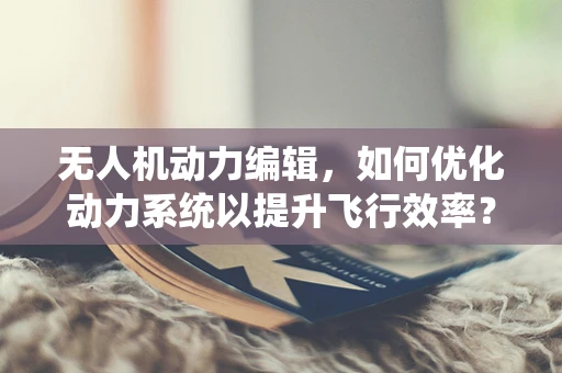 无人机动力编辑，如何优化动力系统以提升飞行效率？