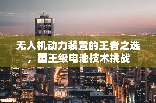 无人机动力装置的王者之选，国王级电池技术挑战