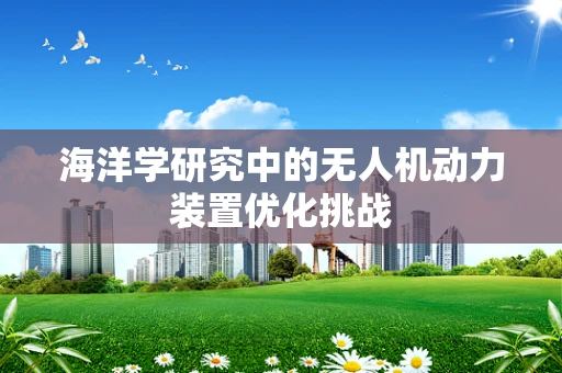 海洋学研究中的无人机动力装置优化挑战