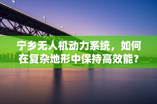 宁乡无人机动力系统，如何在复杂地形中保持高效能？