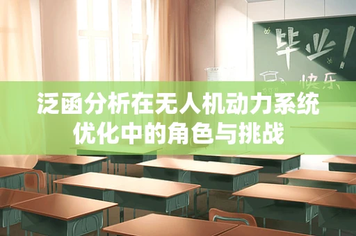 泛函分析在无人机动力系统优化中的角色与挑战