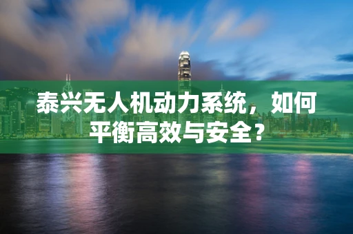 泰兴无人机动力系统，如何平衡高效与安全？