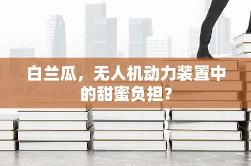白兰瓜，无人机动力装置中的甜蜜负担？