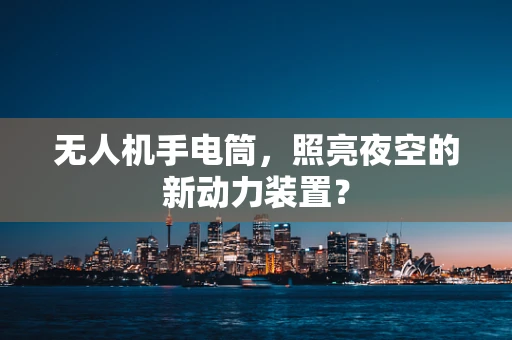 无人机手电筒，照亮夜空的新动力装置？