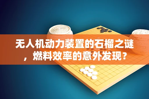 无人机动力装置的石榴之谜，燃料效率的意外发现？