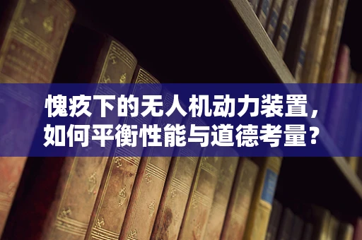 愧疚下的无人机动力装置，如何平衡性能与道德考量？
