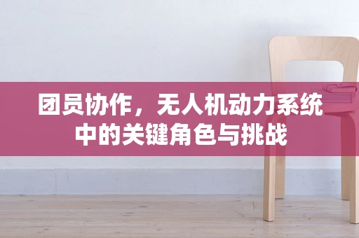 团员协作，无人机动力系统中的关键角色与挑战