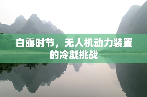 白露时节，无人机动力装置的冷凝挑战