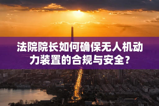 法院院长如何确保无人机动力装置的合规与安全？