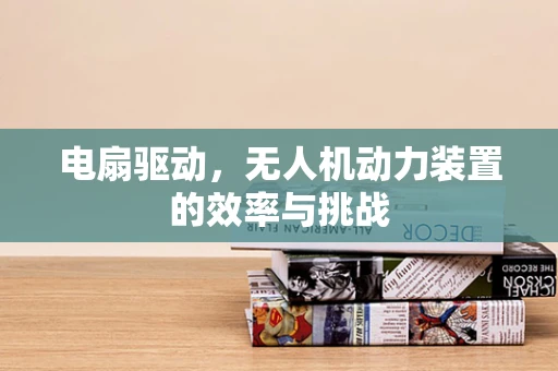 电扇驱动，无人机动力装置的效率与挑战