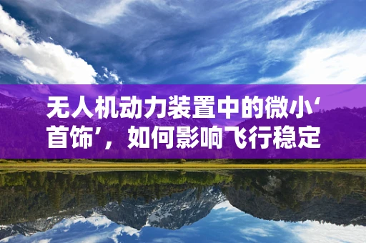 无人机动力装置中的微小‘首饰’，如何影响飞行稳定性？