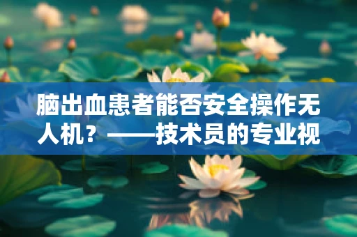 脑出血患者能否安全操作无人机？——技术员的专业视角
