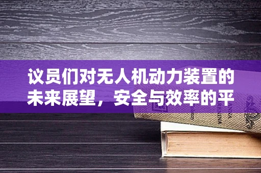 议员们对无人机动力装置的未来展望，安全与效率的平衡点在哪里？