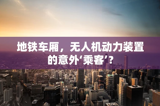 地铁车厢，无人机动力装置的意外‘乘客’？