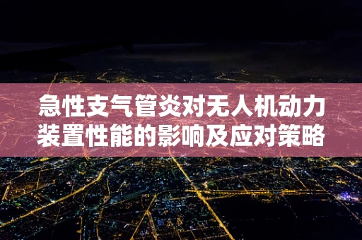 急性支气管炎对无人机动力装置性能的影响及应对策略