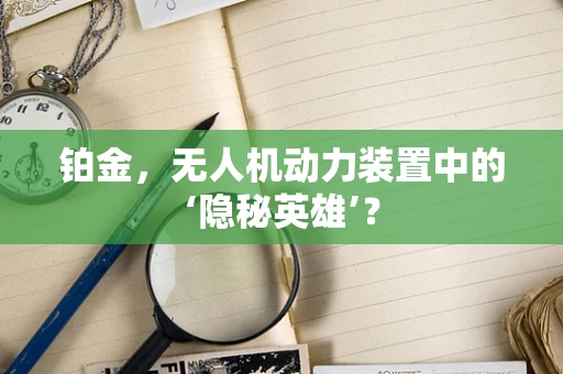 铂金，无人机动力装置中的‘隐秘英雄’？