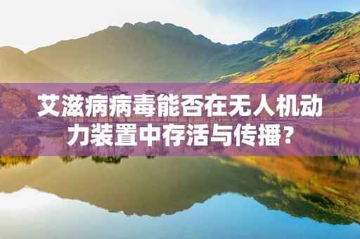 艾滋病病毒能否在无人机动力装置中存活与传播？