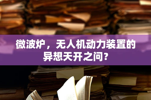 微波炉，无人机动力装置的异想天开之问？