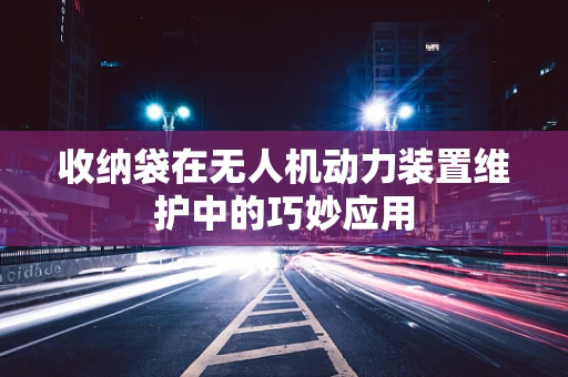 收纳袋在无人机动力装置维护中的巧妙应用