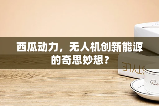 西瓜动力，无人机创新能源的奇思妙想？