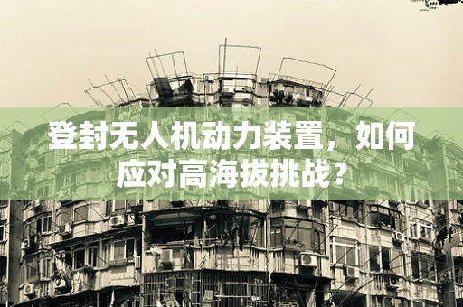 登封无人机动力装置，如何应对高海拔挑战？