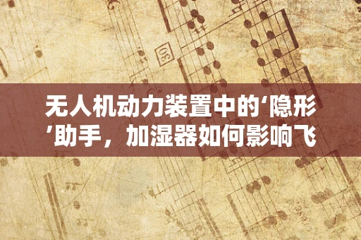 无人机动力装置中的‘隐形’助手，加湿器如何影响飞行性能？