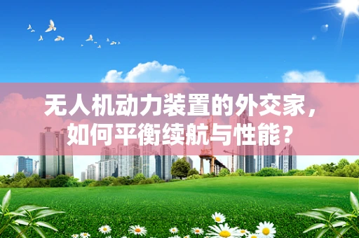 无人机动力装置的外交家，如何平衡续航与性能？