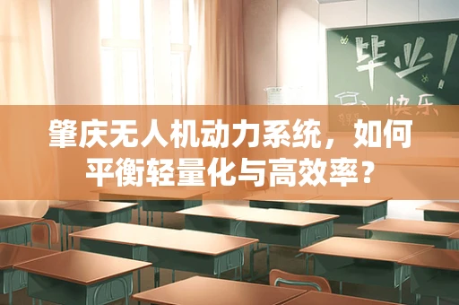 肇庆无人机动力系统，如何平衡轻量化与高效率？